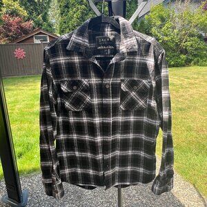 Jachs New York Mens Flannel Shirt Size Large